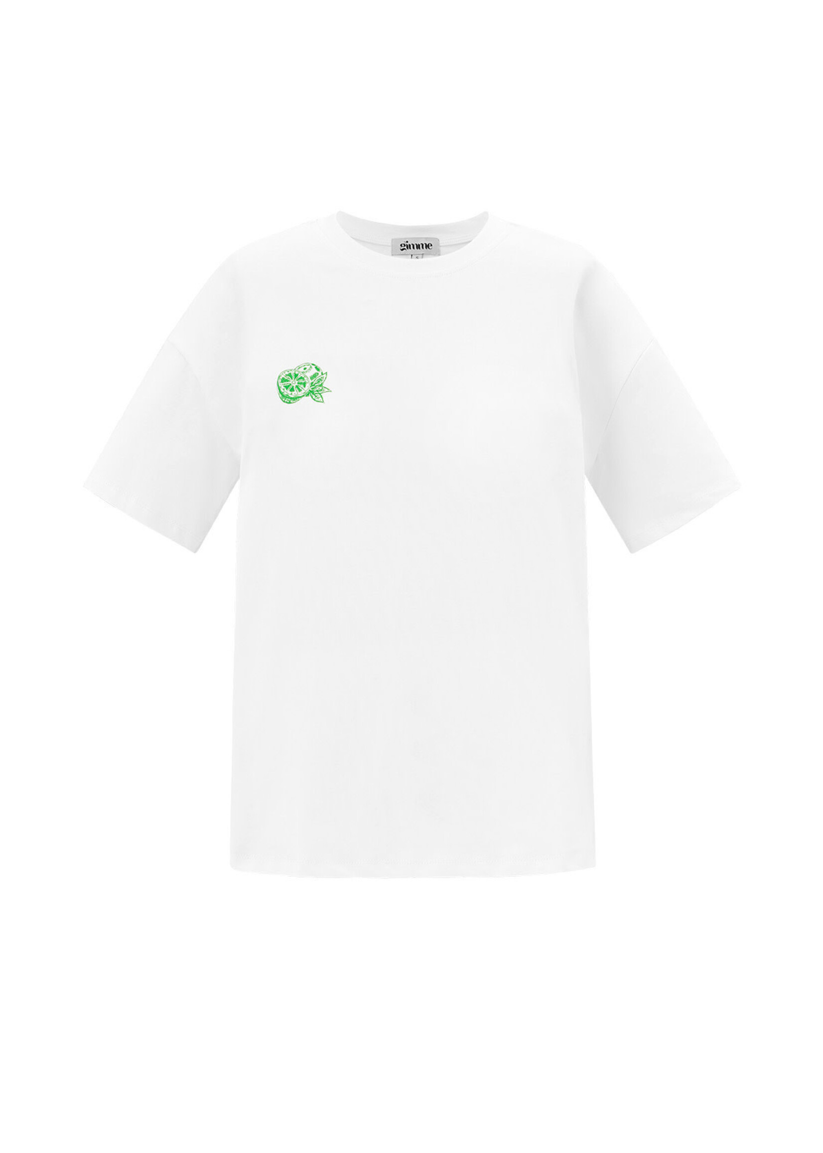 Flo Boutique T-shirt Orange Lemonade White