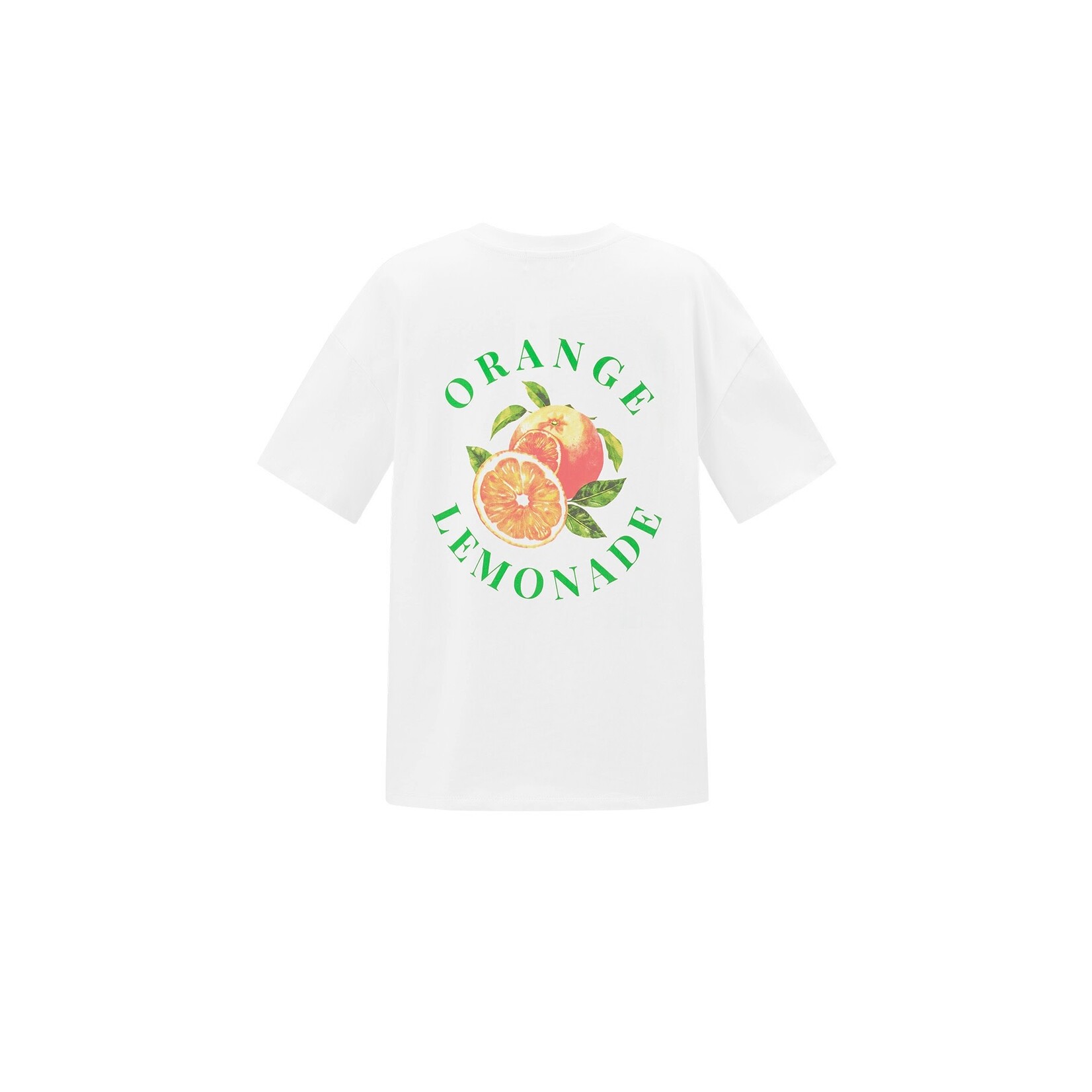Flo Boutique T-shirt Orange Lemonade White