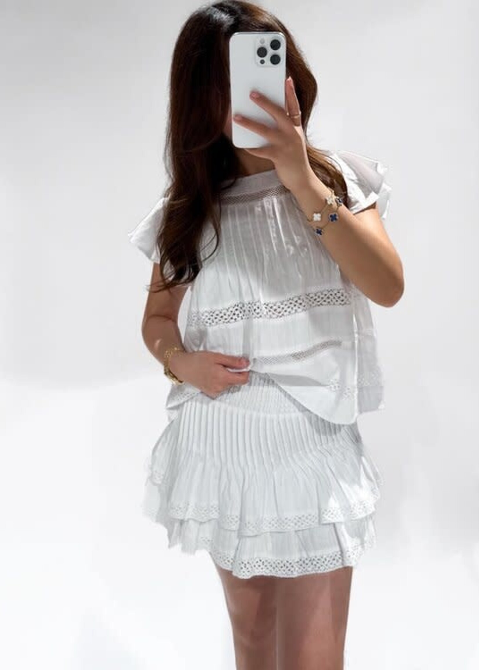 Flo Boutique Top Sienna White