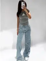 Flo Boutique Denim jeans Summer wide leg