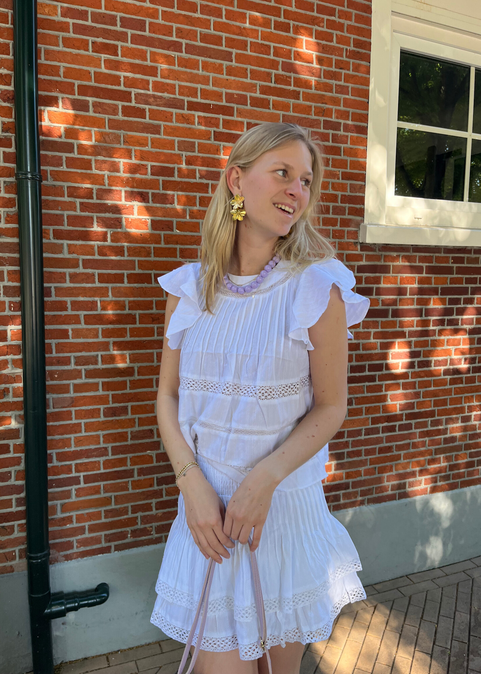 Flo Boutique Skort Sienna White