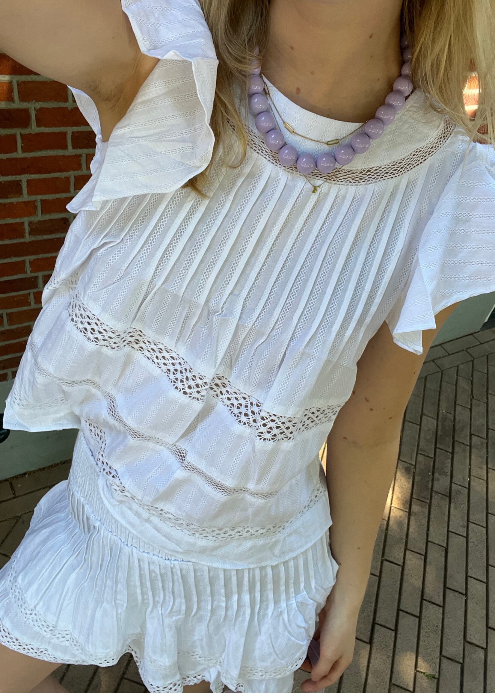 Flo Boutique Top Sienna White