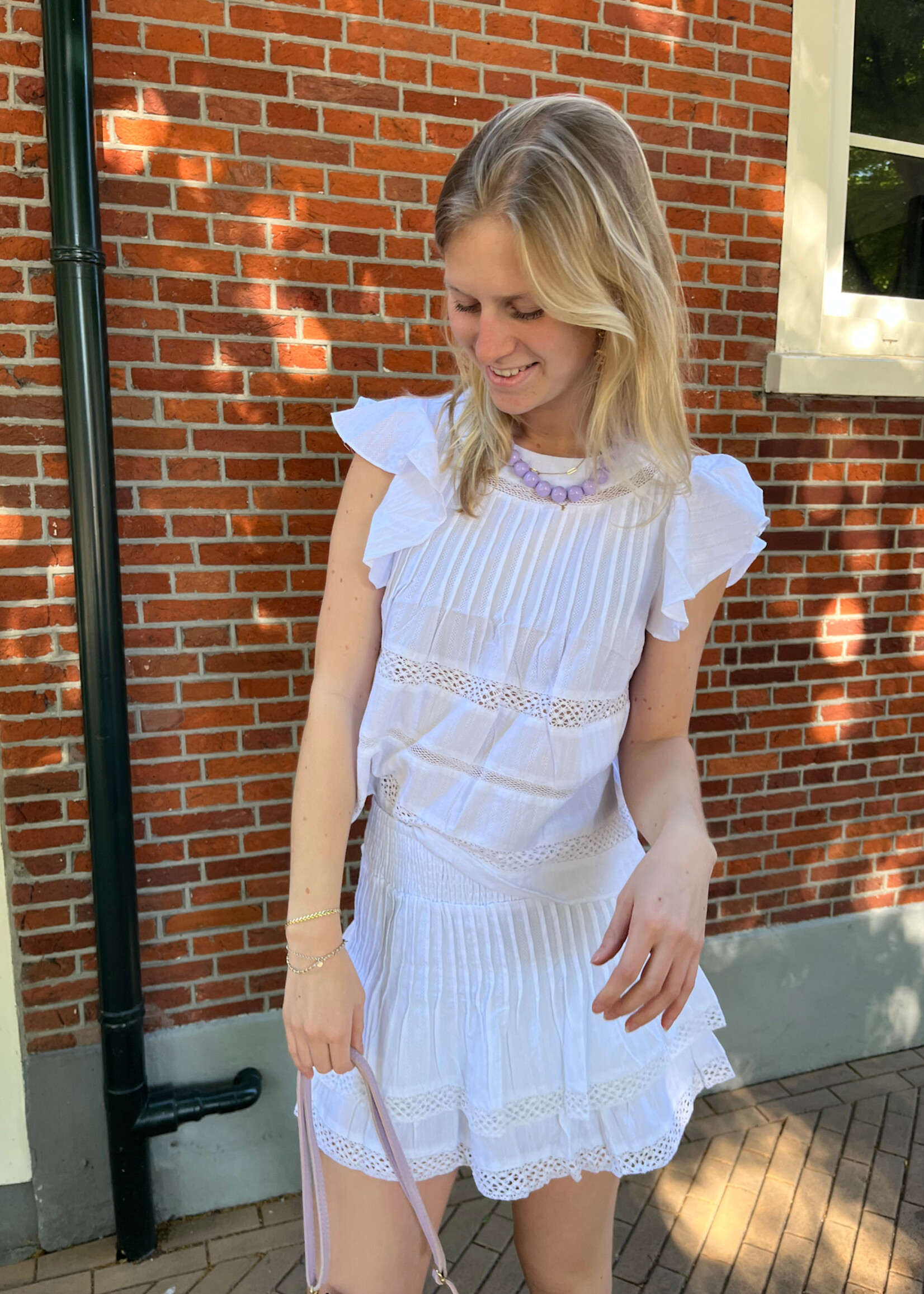 Flo Boutique Top Sienna White