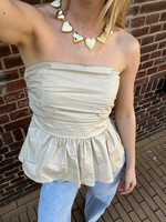 Flo Boutique Strapless Top Sofia Beige
