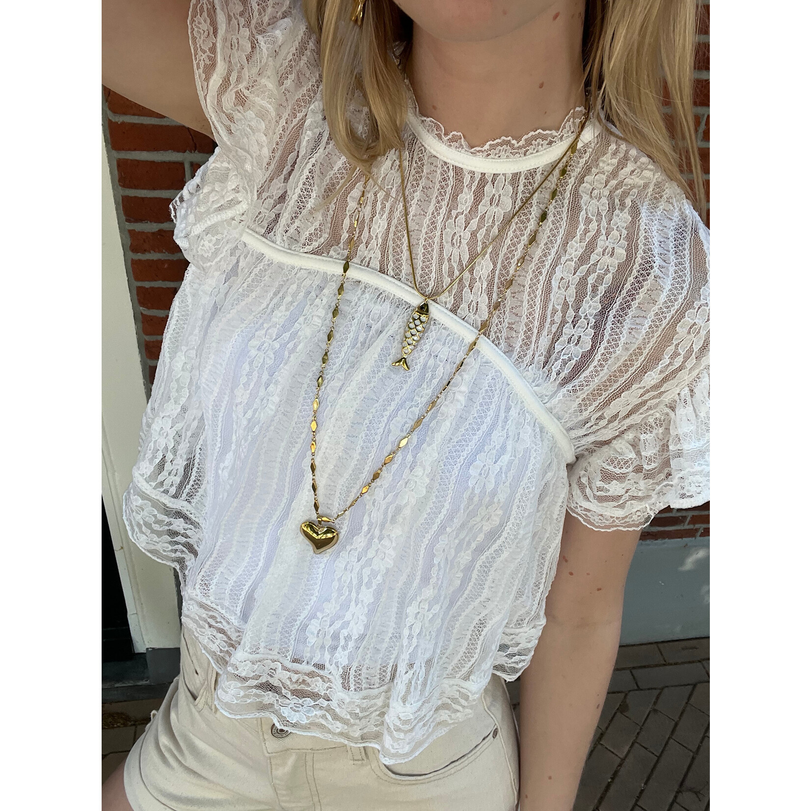Flo Boutique Top Belle White