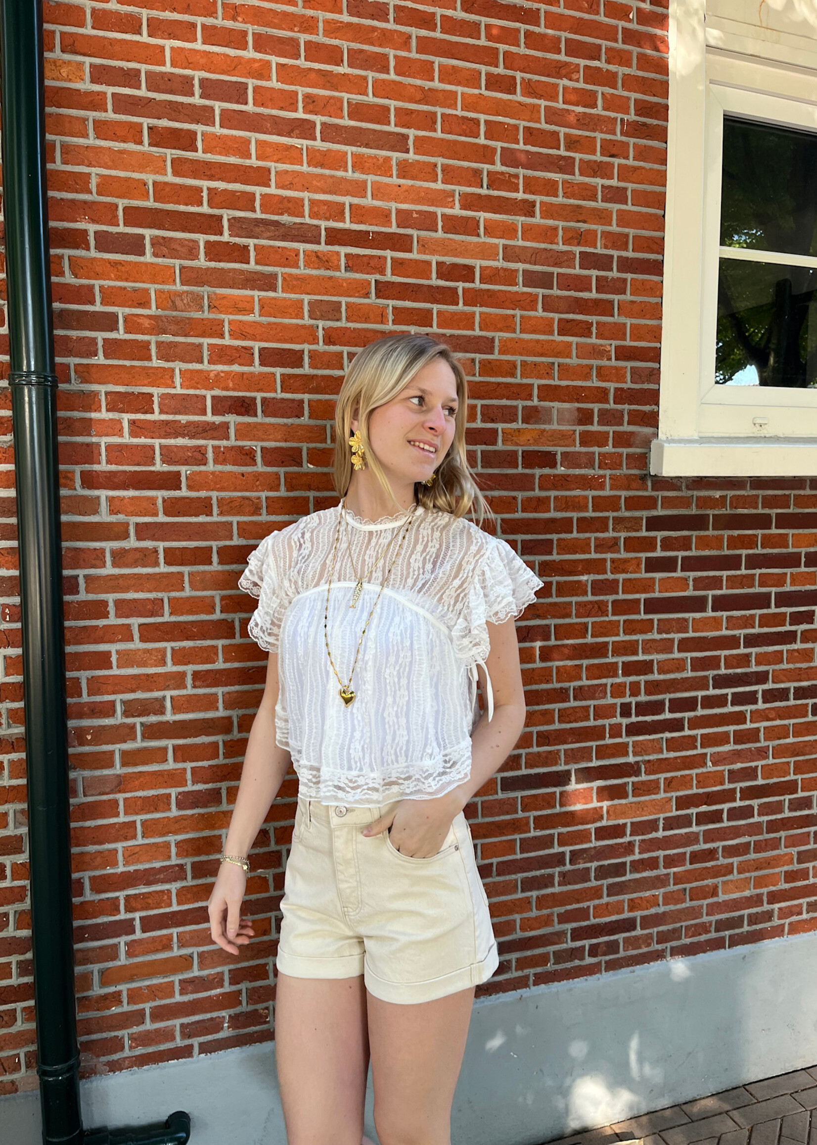 Flo Boutique Top Belle White