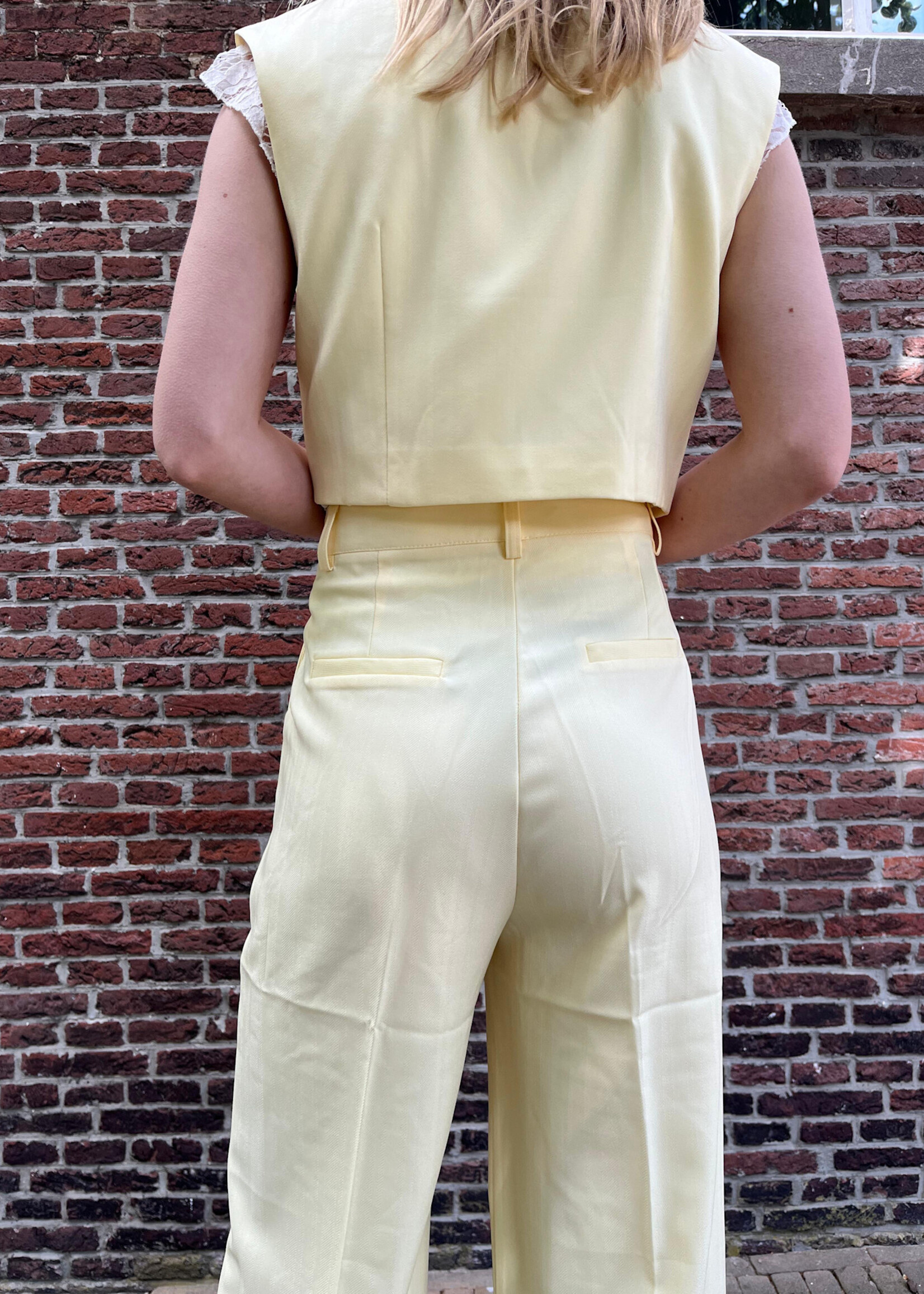 Flo Boutique Broek Dani Yellow