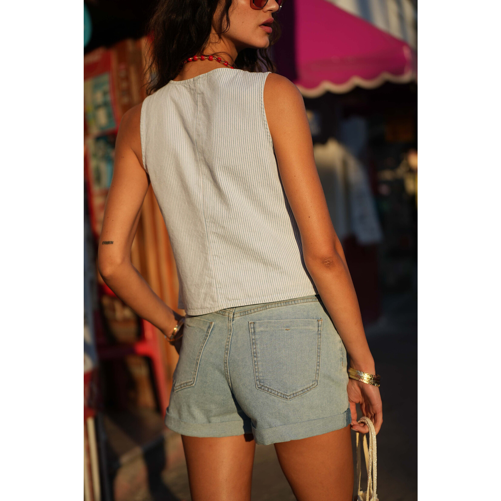 Flo Boutique Short San Blue