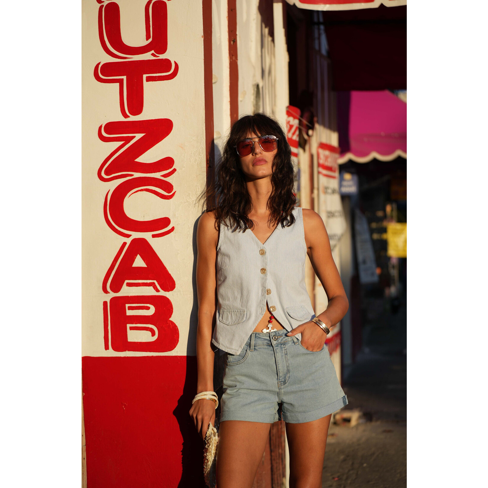 Flo Boutique Short San Blue
