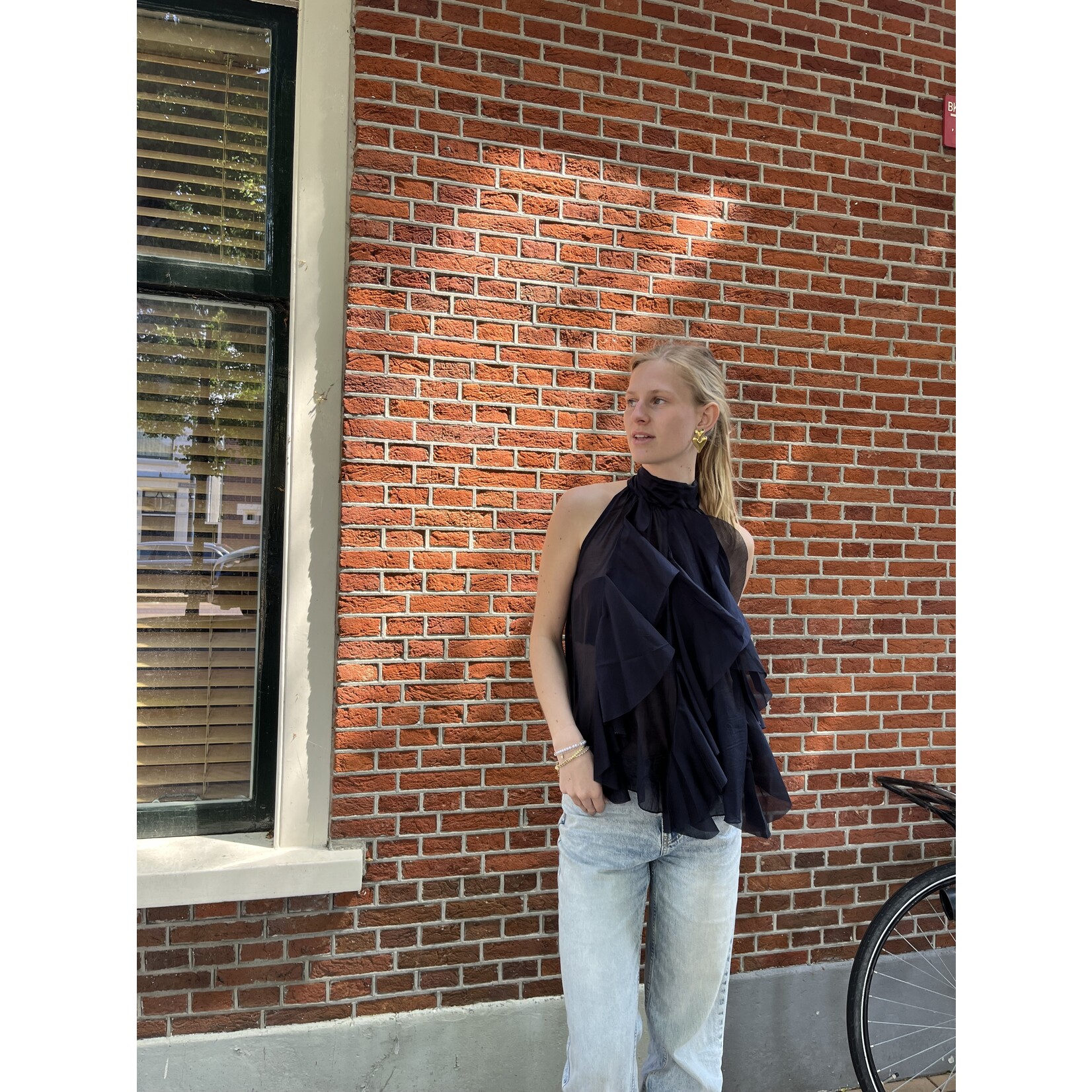 Flo Boutique Top Taylor Dark Blue