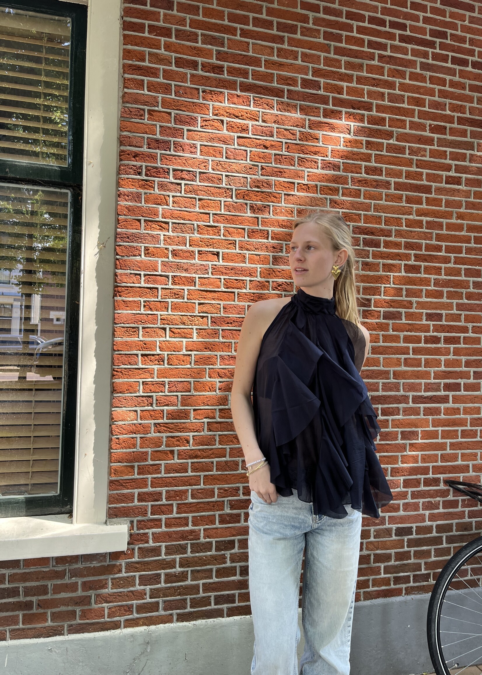 Flo Boutique Top Taylor Dark Blue