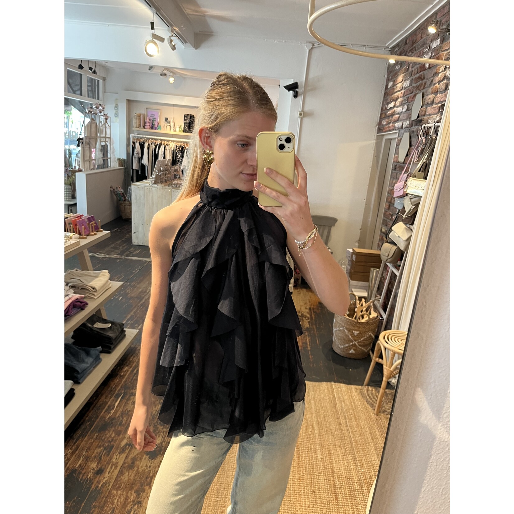 Flo Boutique Top Taylor Dark Blue