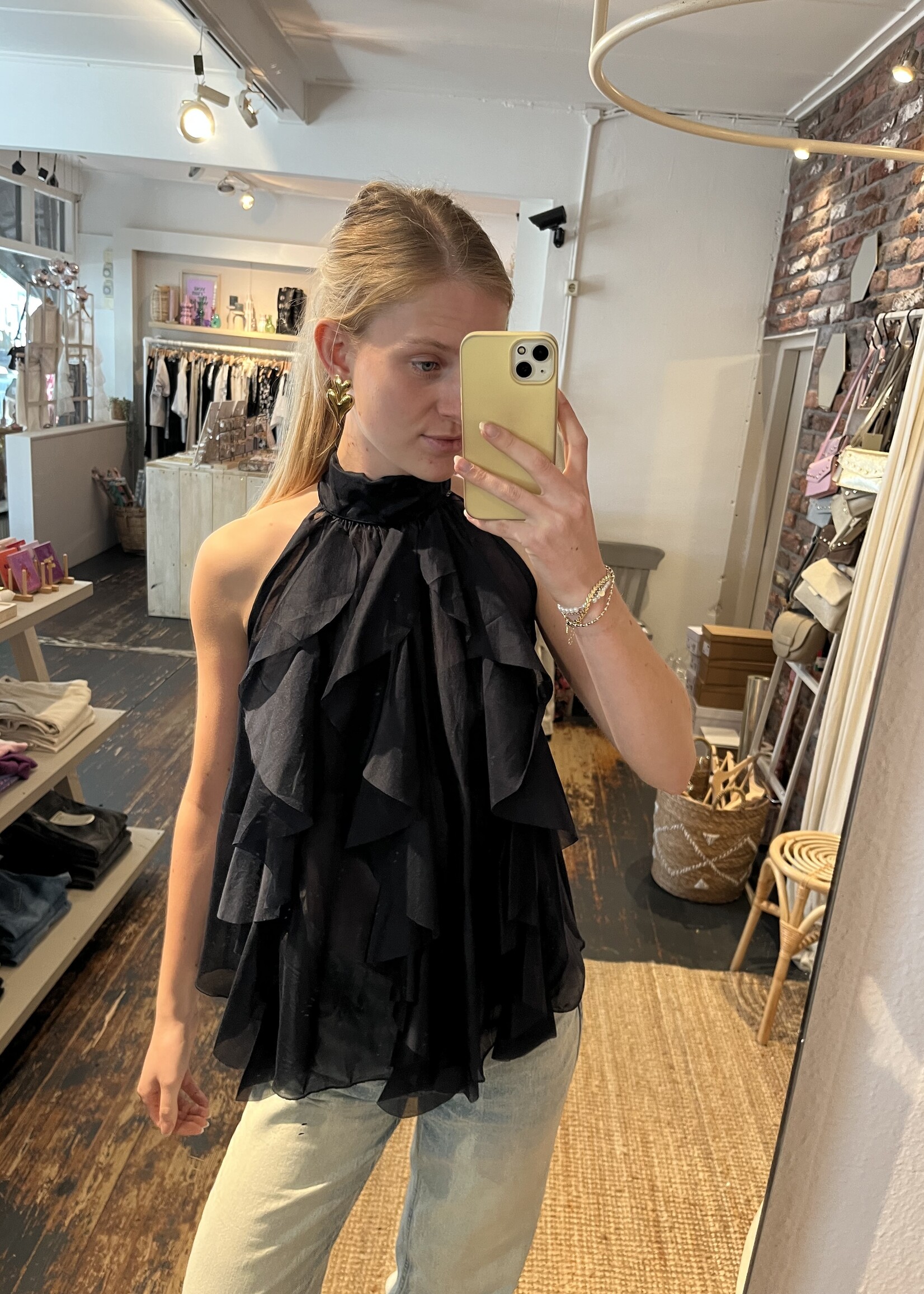 Flo Boutique Top Taylor Dark Blue