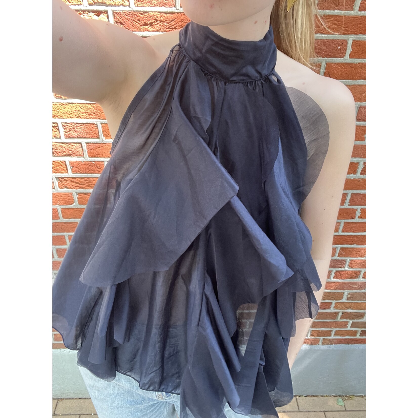 Flo Boutique Top Taylor Dark Blue