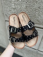 Flo Boutique Slipper studs Gigi Black