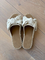 Flo Boutique Slipper Bow Beige