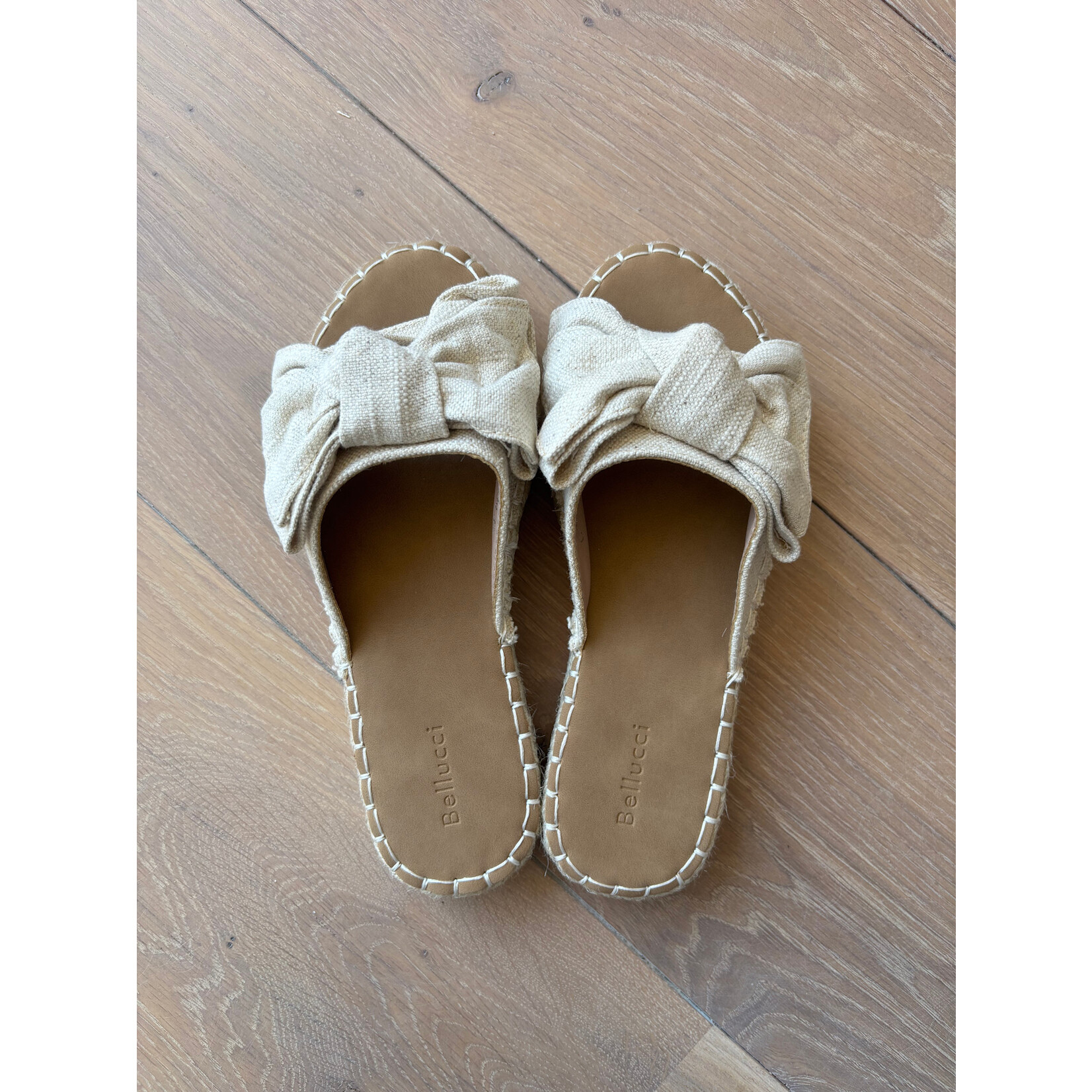 Flo Boutique Slipper Bow Beige