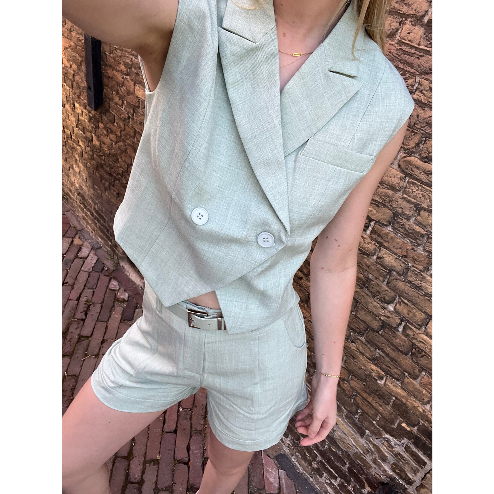 Flo Boutique Gilet Bibi Green