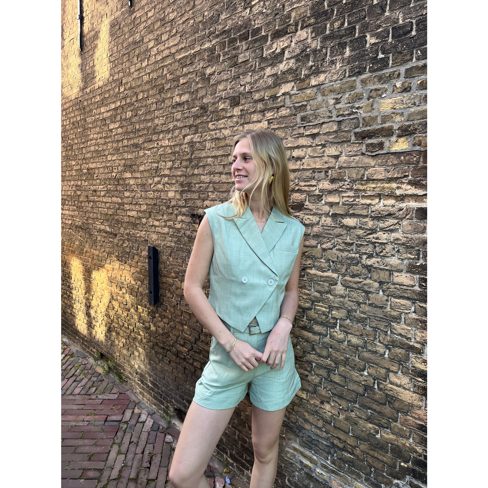 Flo Boutique Gilet Bibi Green