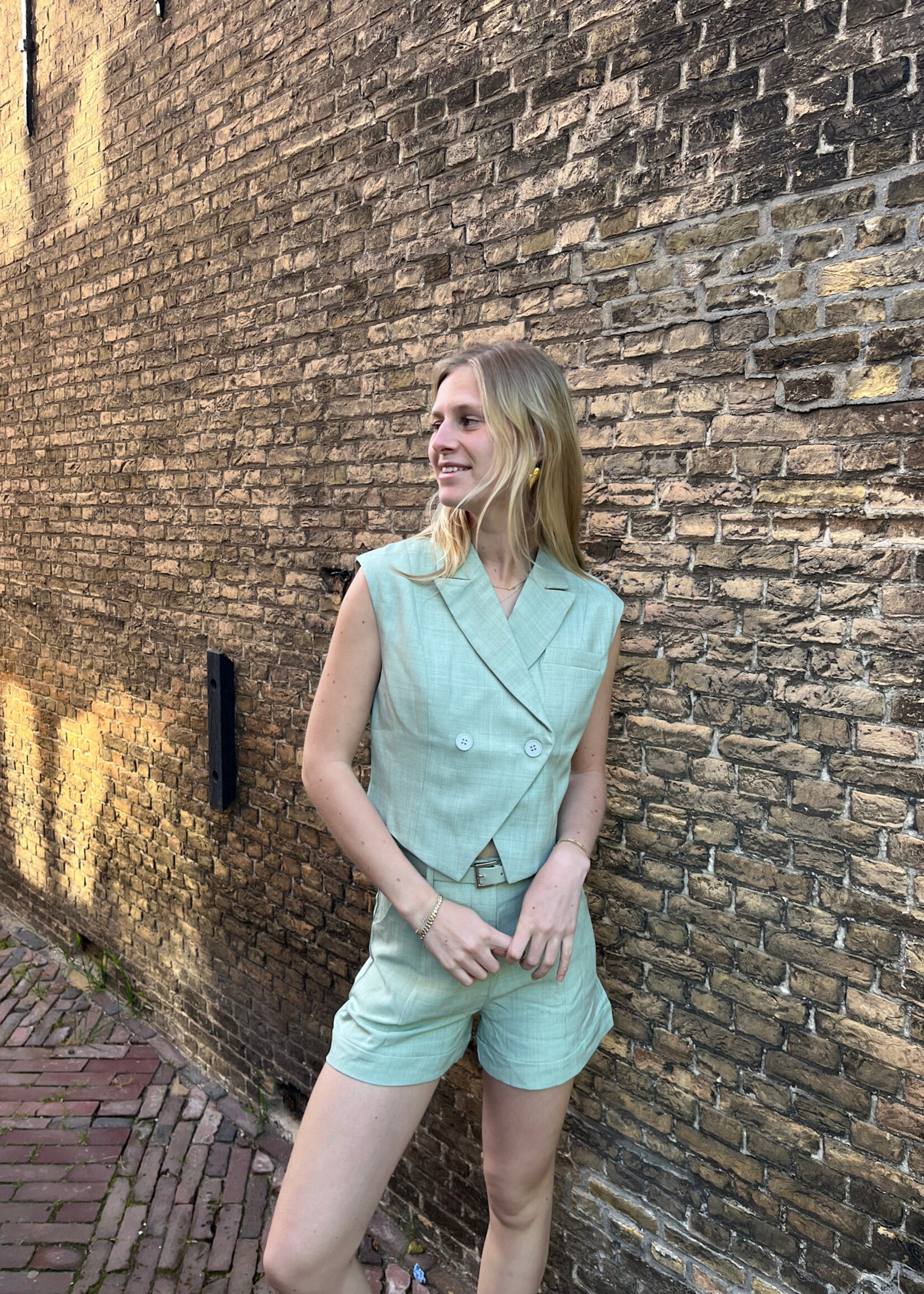 Flo Boutique Gilet Bibi Green