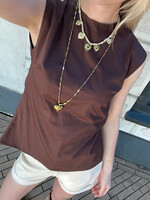 Flo Boutique Top Zara Dark Brown