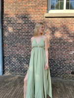 Flo Boutique Jurk Halina Green