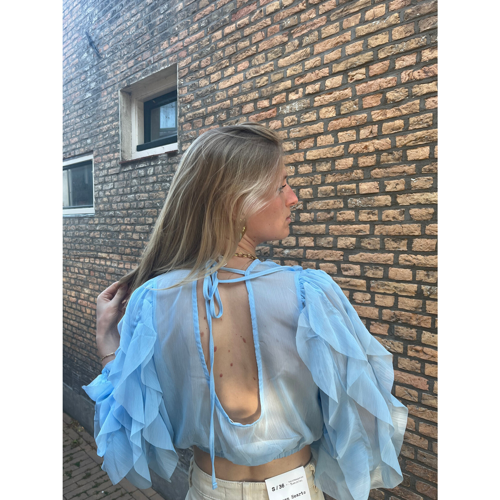 Flo Boutique Top Aline Light Blue