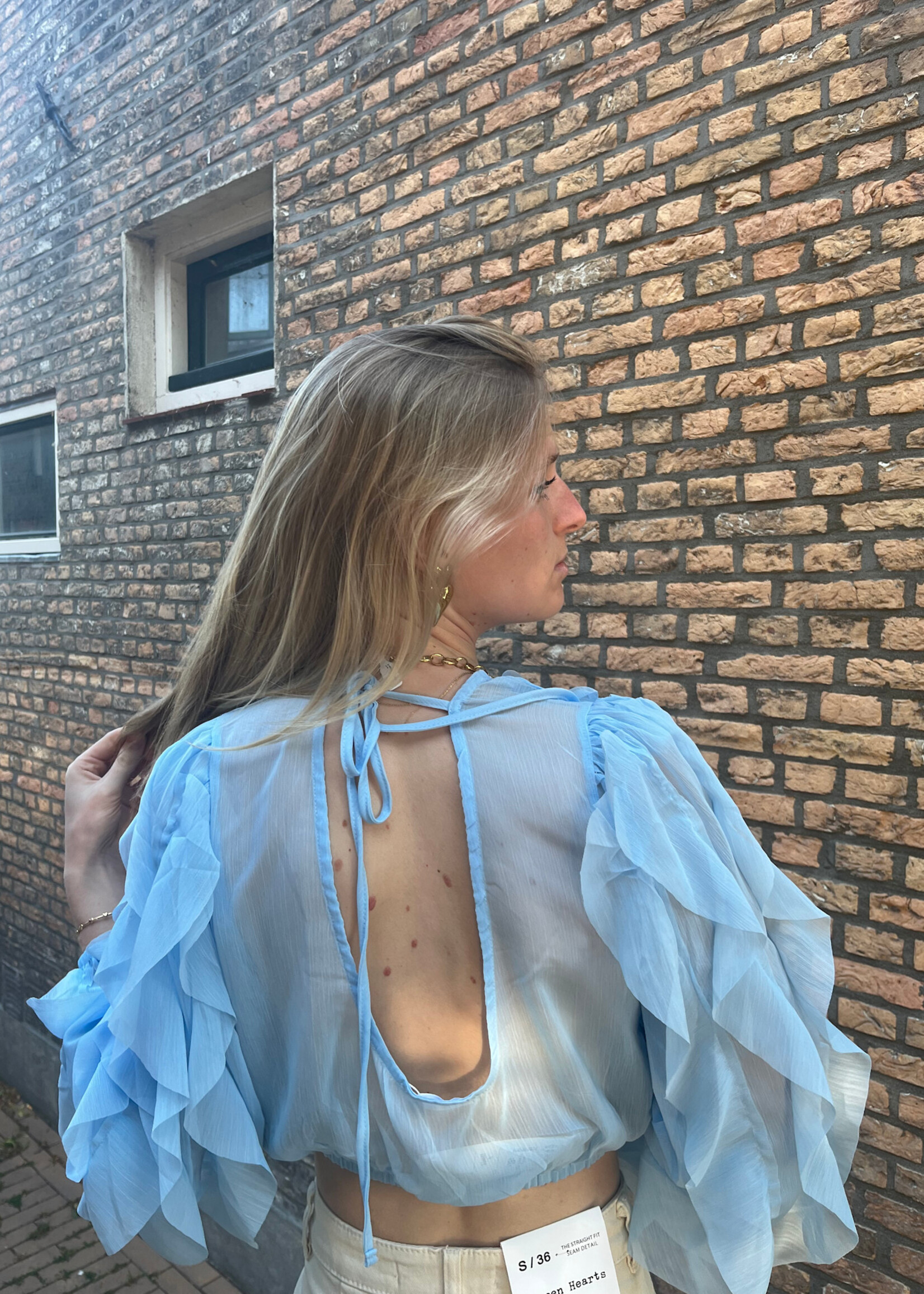 Flo Boutique Top Aline Light Blue