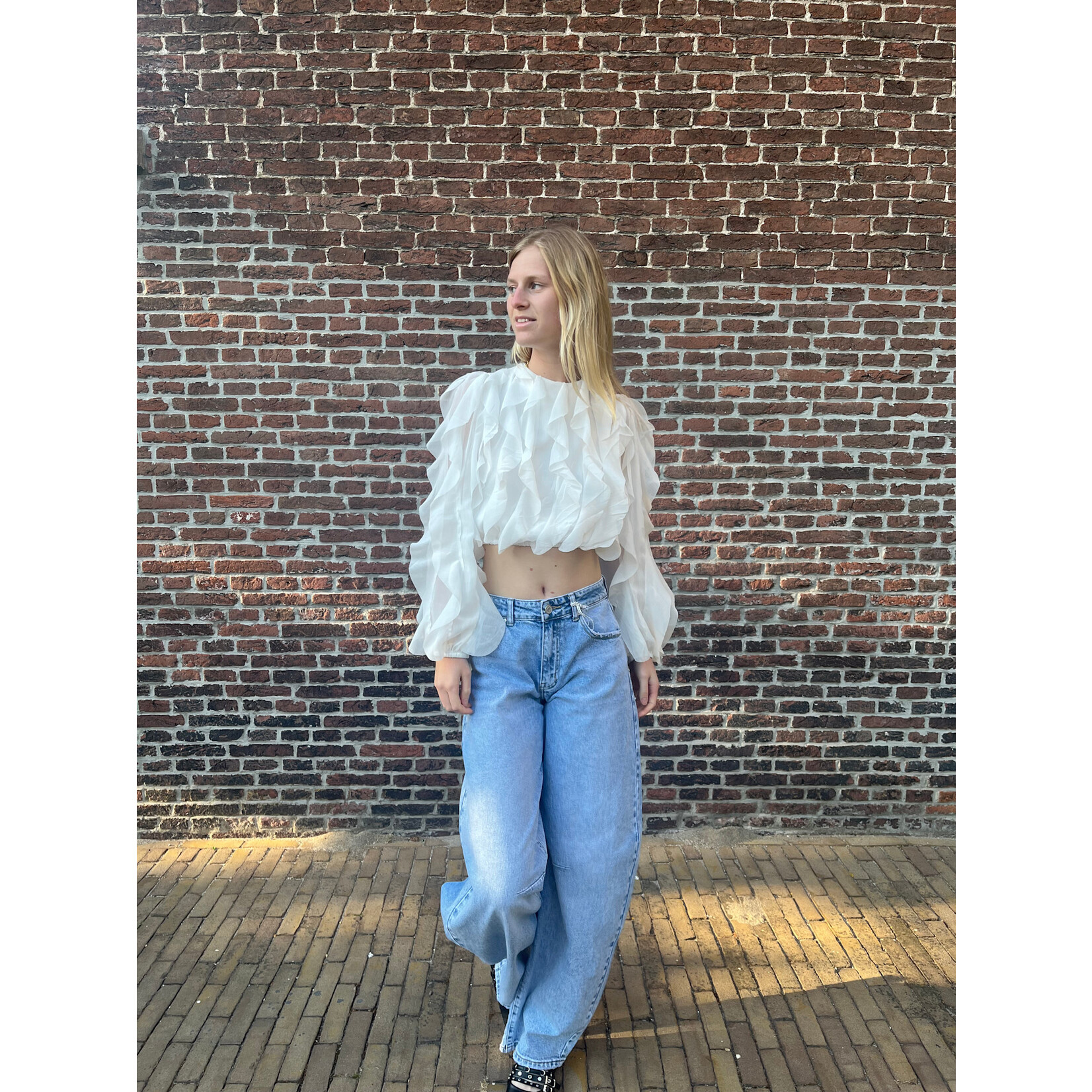 Flo Boutique Top Aline White