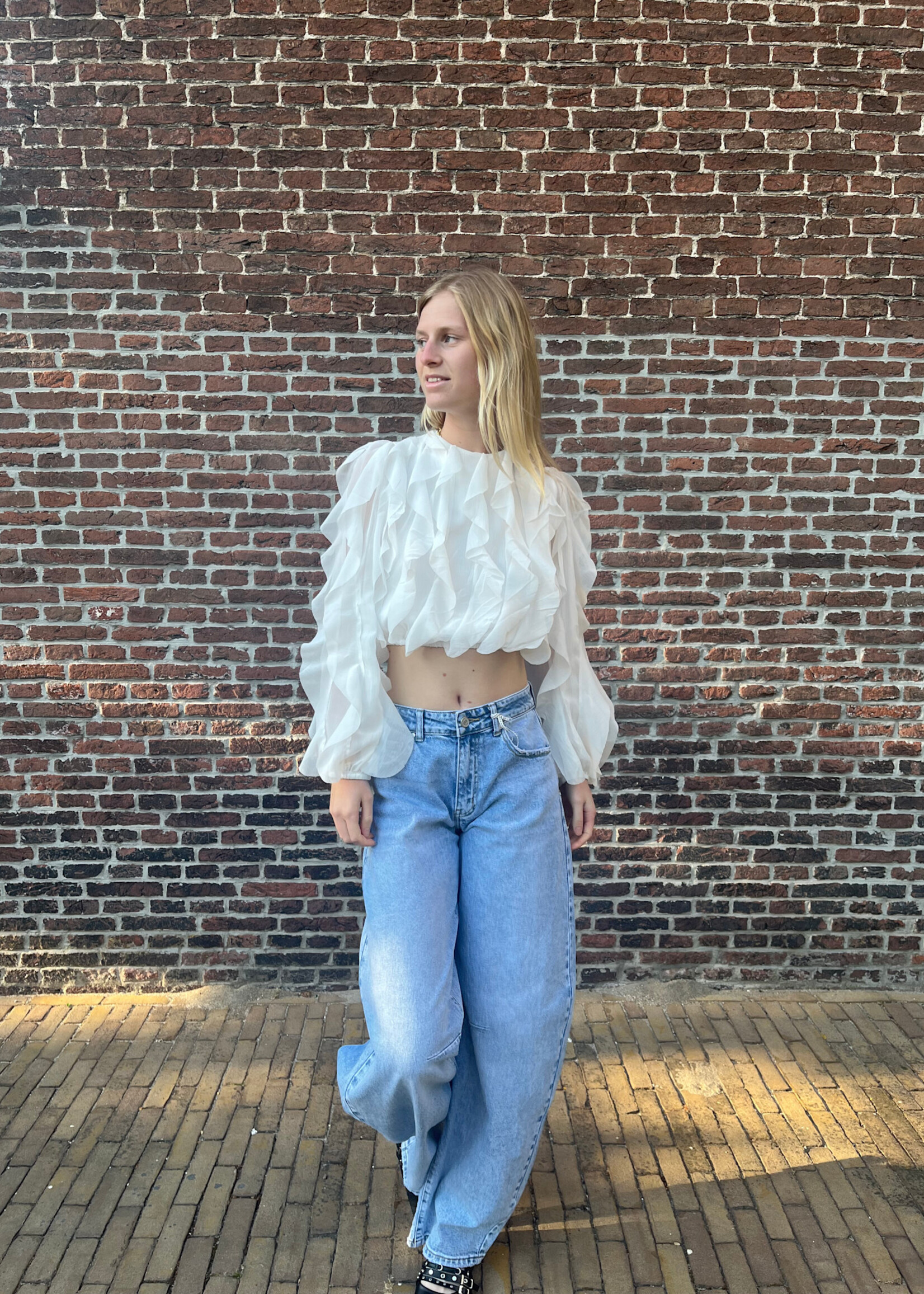 Flo Boutique Top Aline White