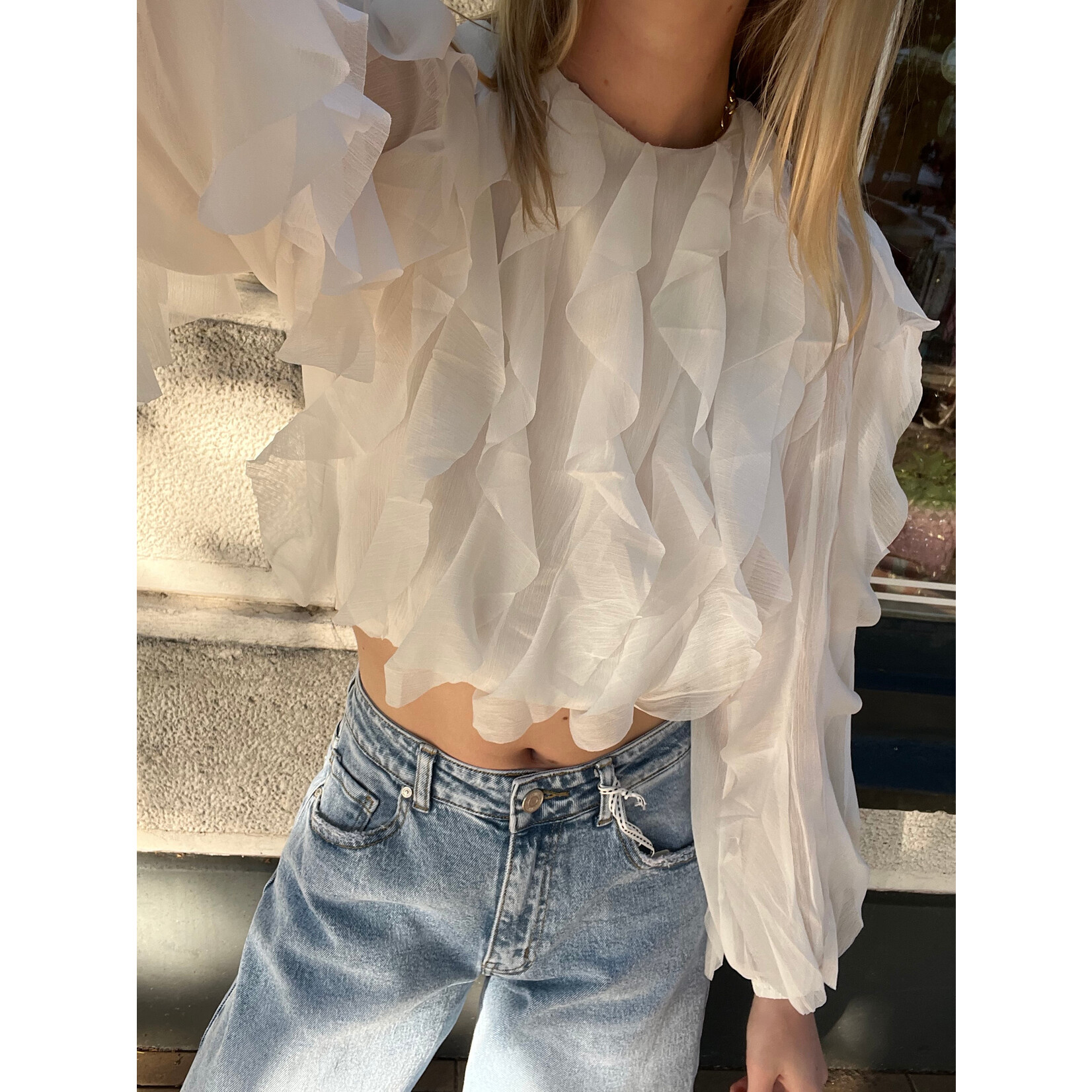 Flo Boutique Top Aline White
