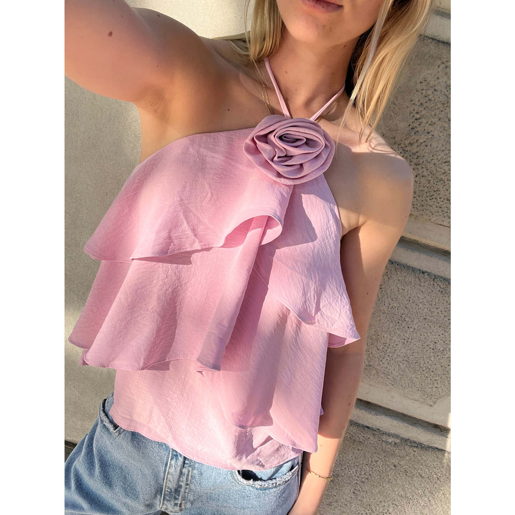 Flo Boutique Top Lou Pink