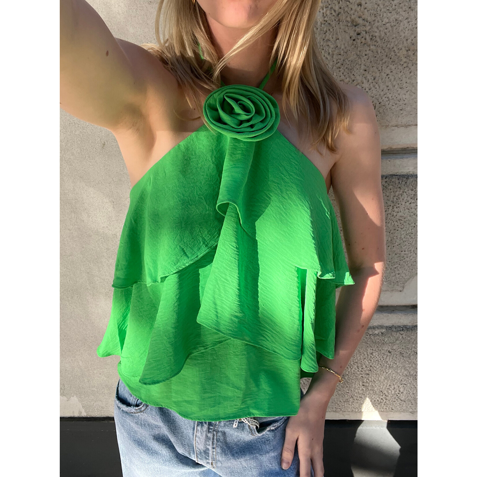 Flo Boutique Top Lou Green