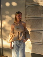 Flo Boutique Top Robin Beige