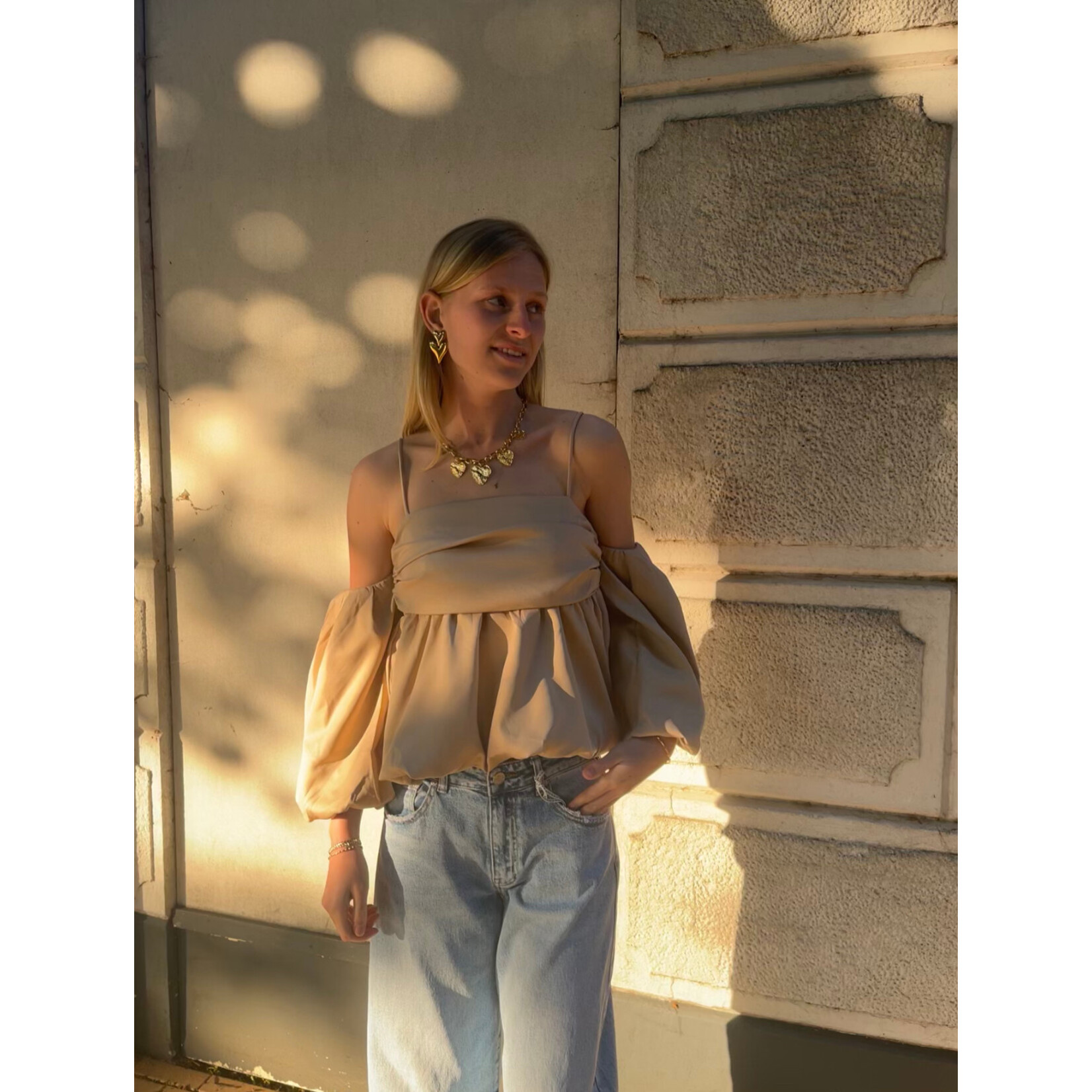 Flo Boutique Top Robin Beige