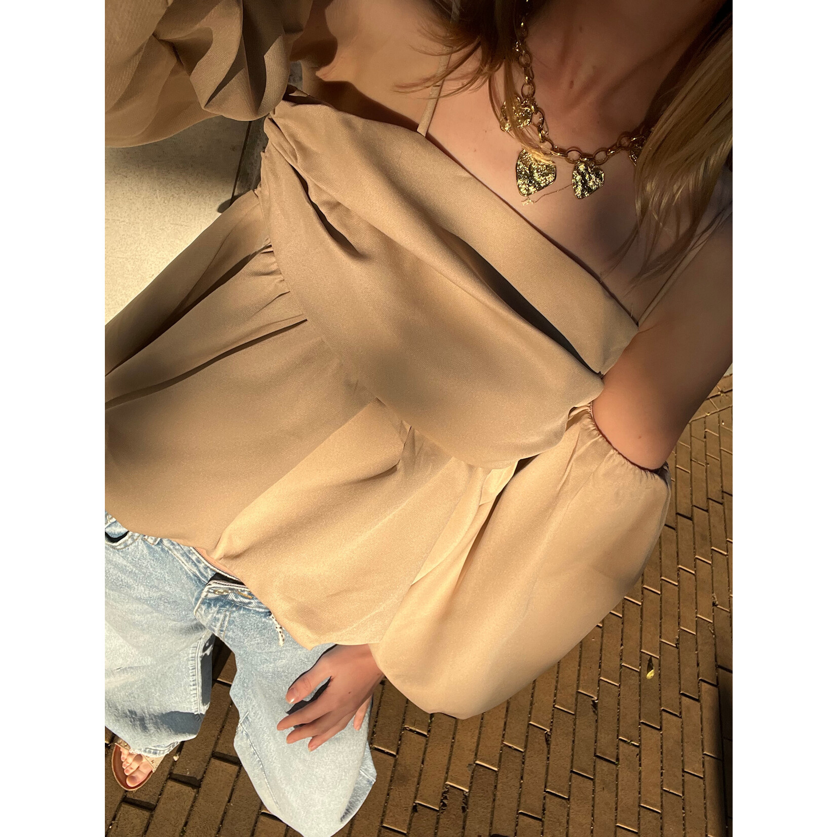 Flo Boutique Top Robin Beige