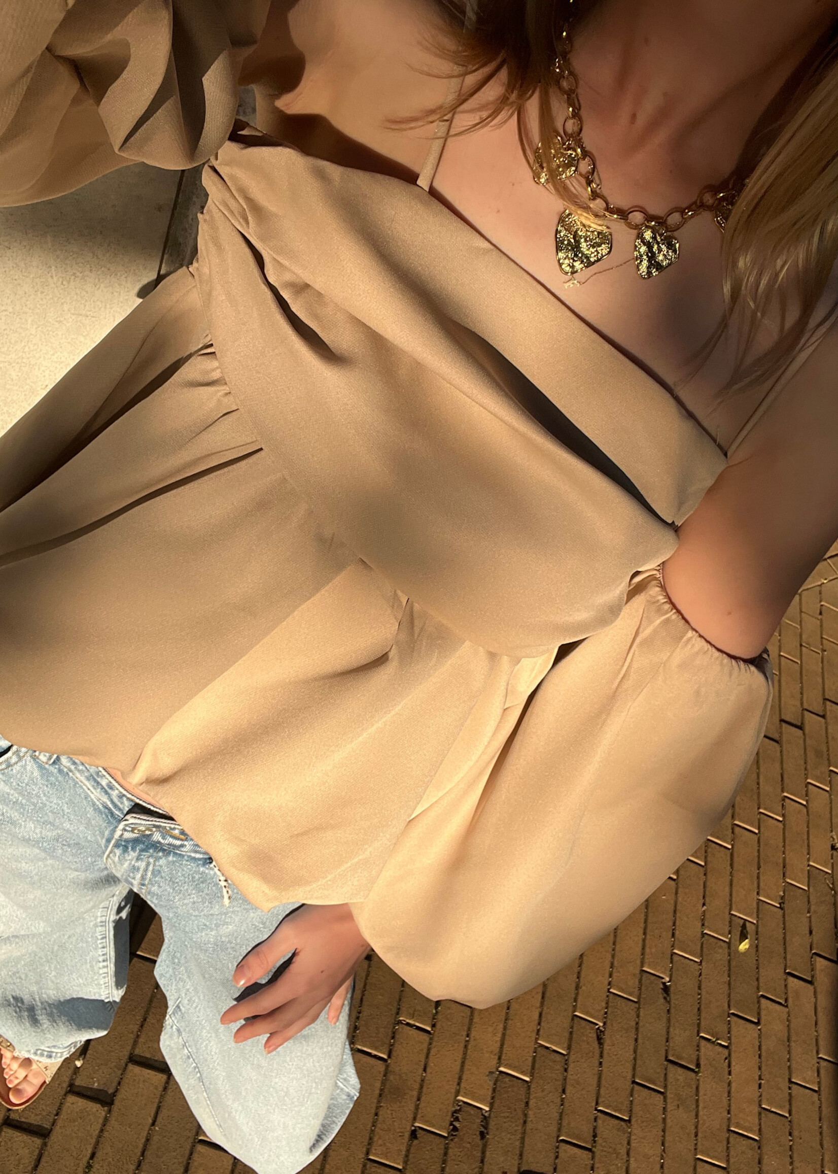 Flo Boutique Top Robin Beige