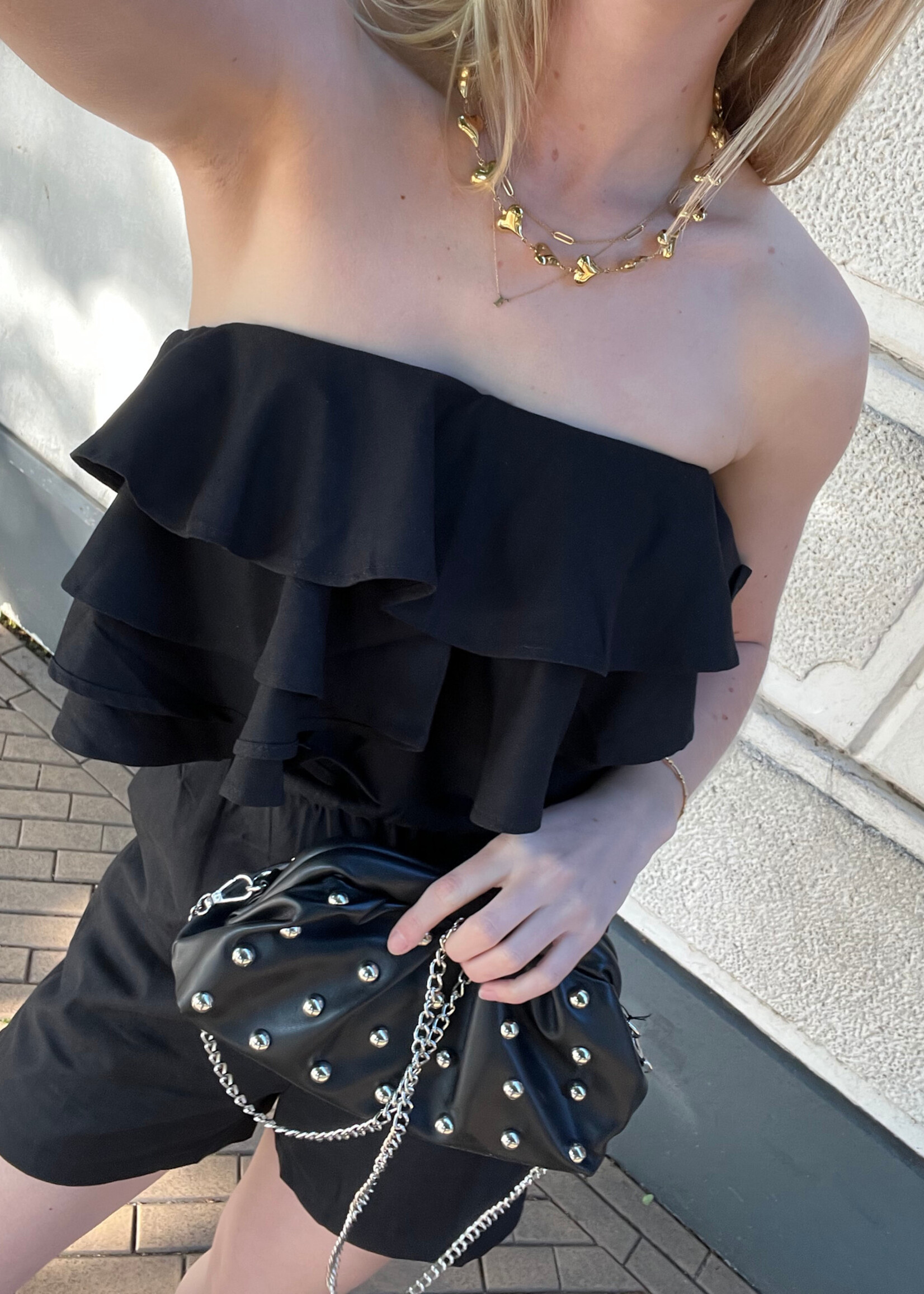 Flo Boutique Playsuit Olivia Black