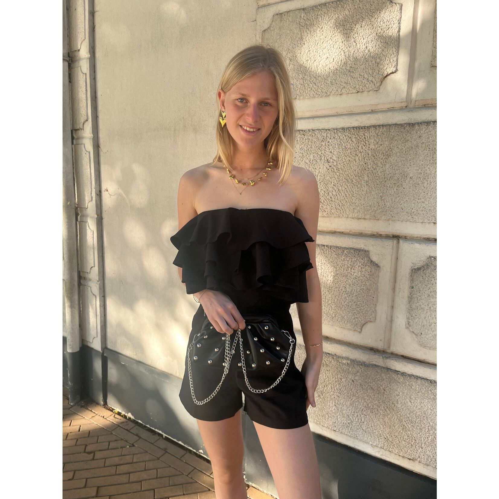 Flo Boutique Playsuit Olivia Black