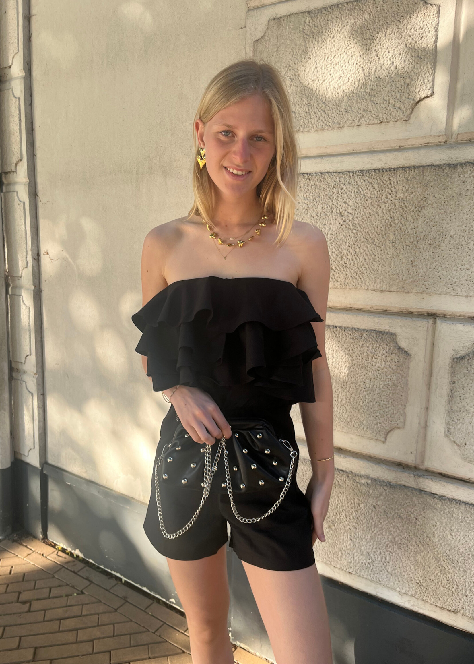 Flo Boutique Playsuit Olivia Black