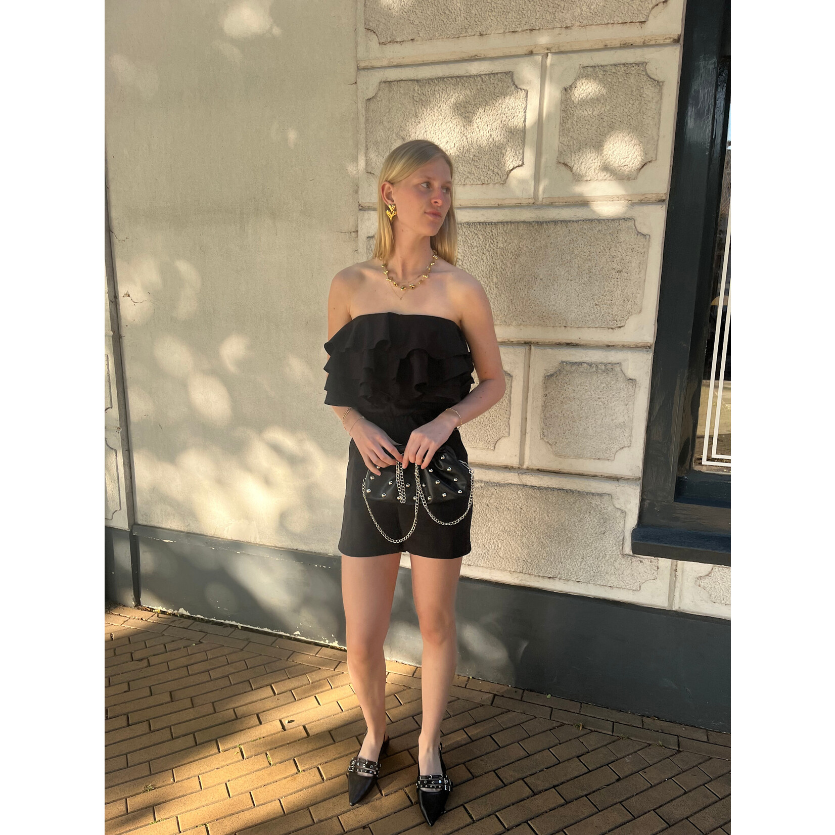 Flo Boutique Playsuit Olivia Black