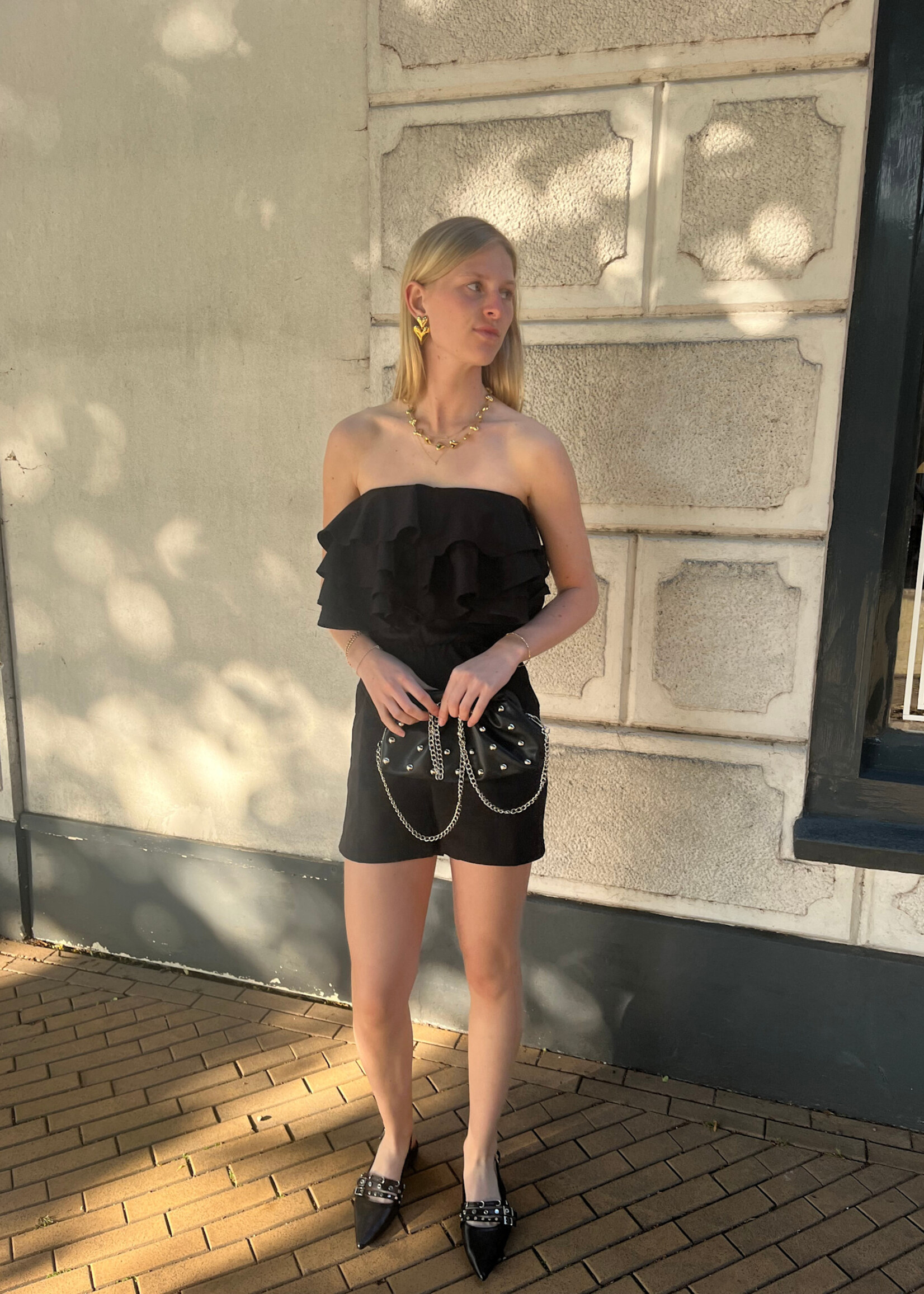 Flo Boutique Playsuit Olivia Black