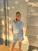 Flo Boutique Denim top Liv