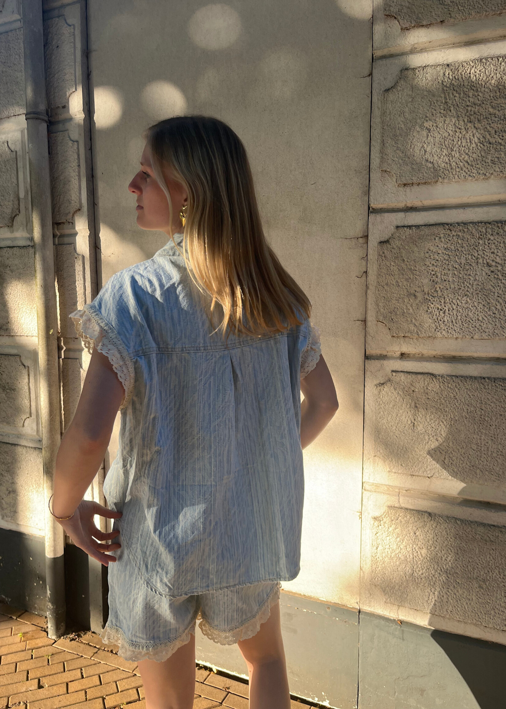 Flo Boutique Denim top Liv