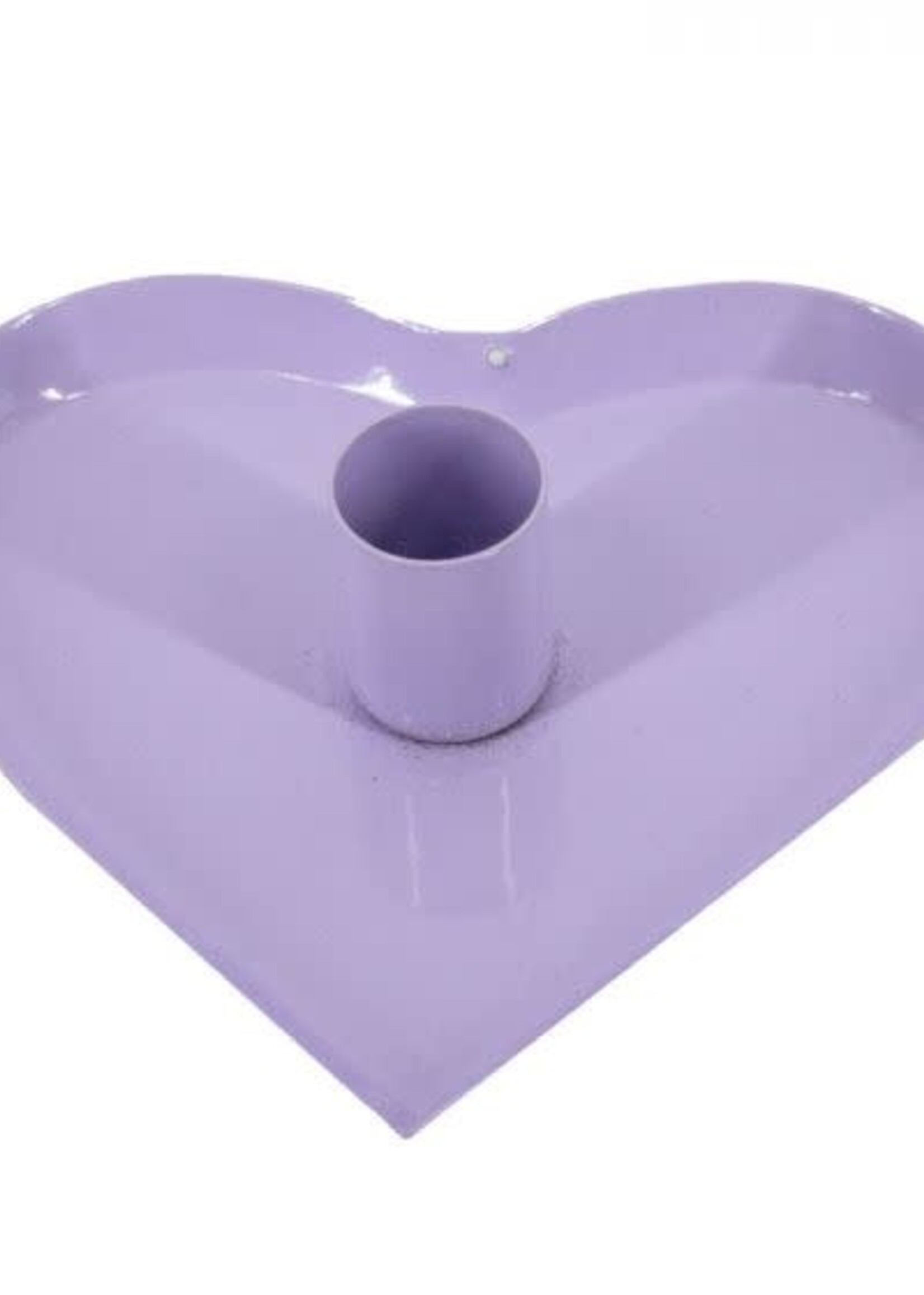 Kolony Kandelaar hart lila