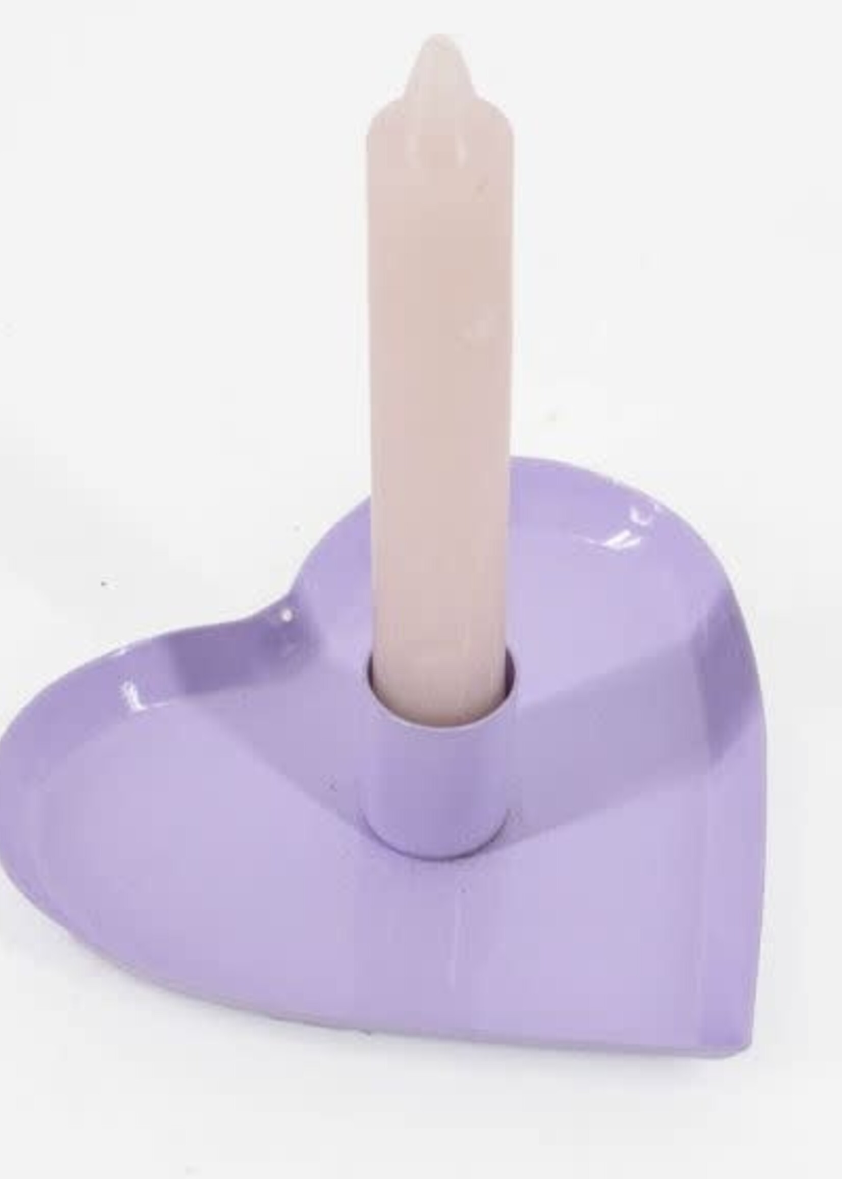 Kolony Kandelaar hart lila