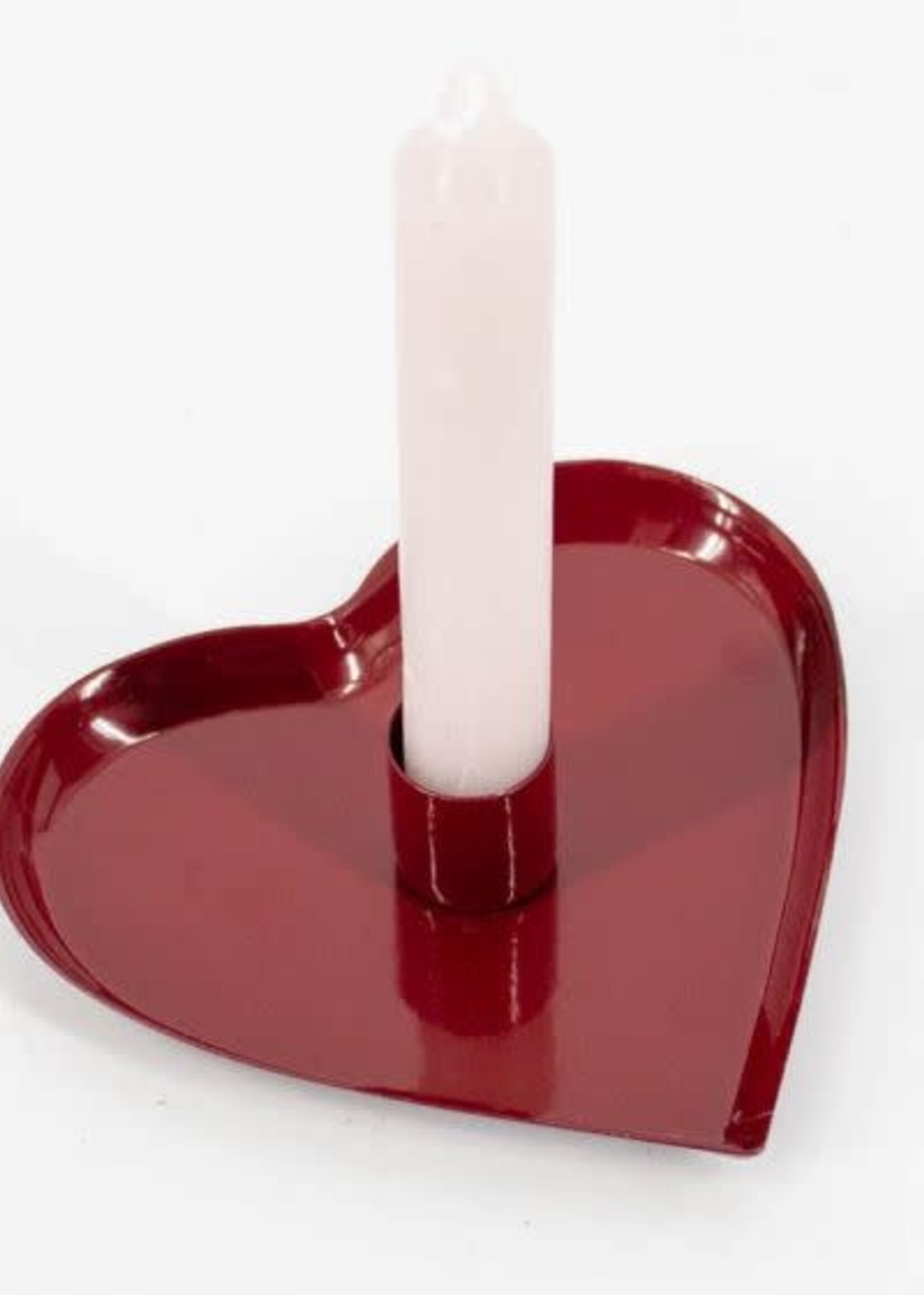 Kolony Kandelaar hart maroon