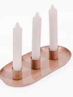 Kolony Kandelaar ovaal peach