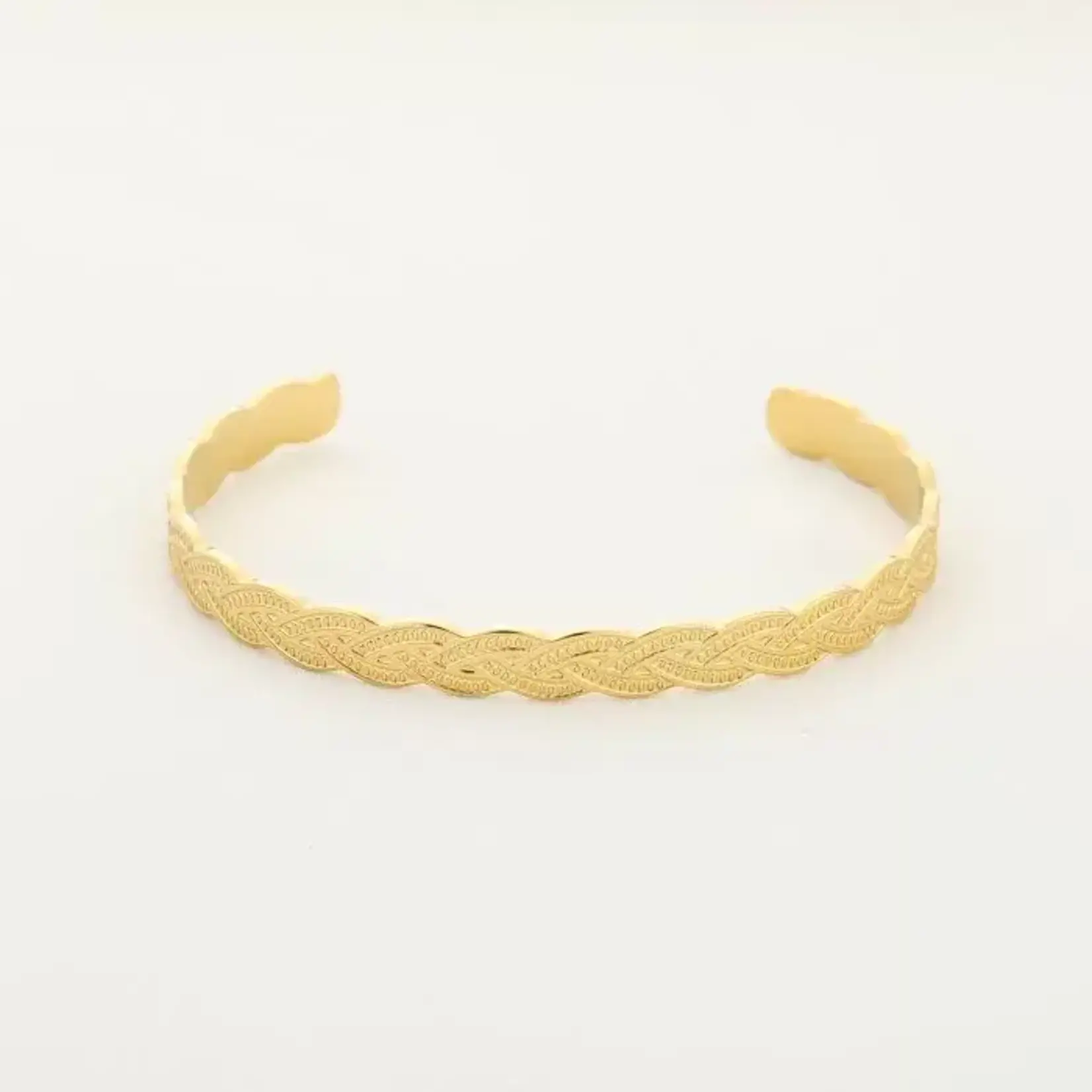 Flo Boutique Bangle Braid Goud