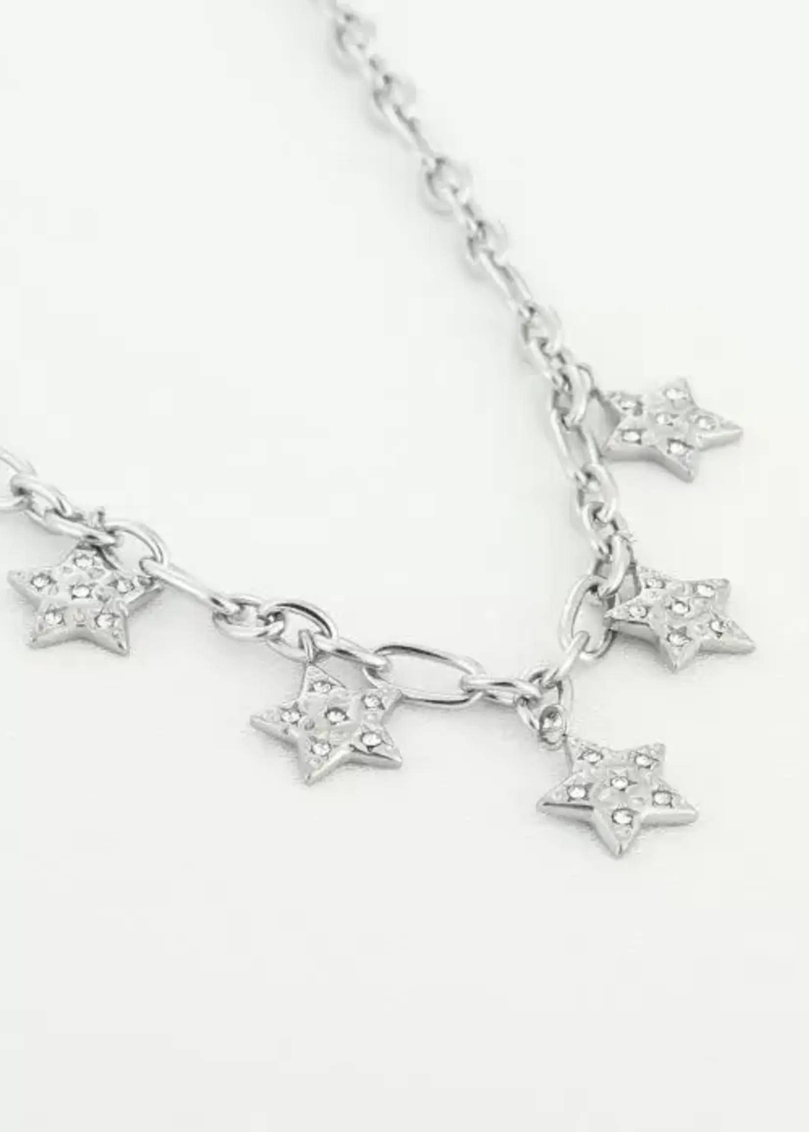 Flo Boutique Bedelketting stars with stones